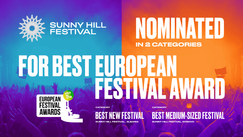 We have been nominated for the BEST EUROPIAN FESTIVAL AWARD!